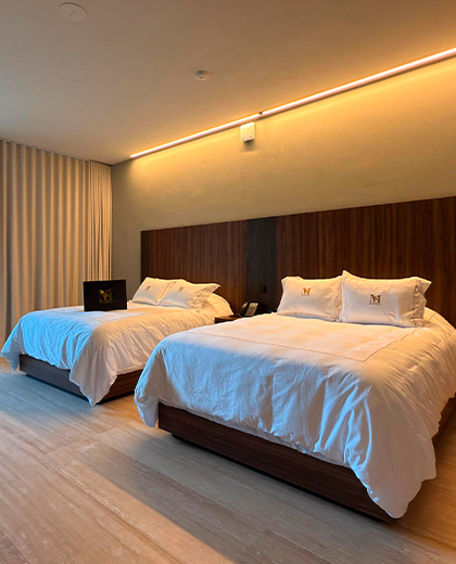 Habitación doble en Hotel Montessuites